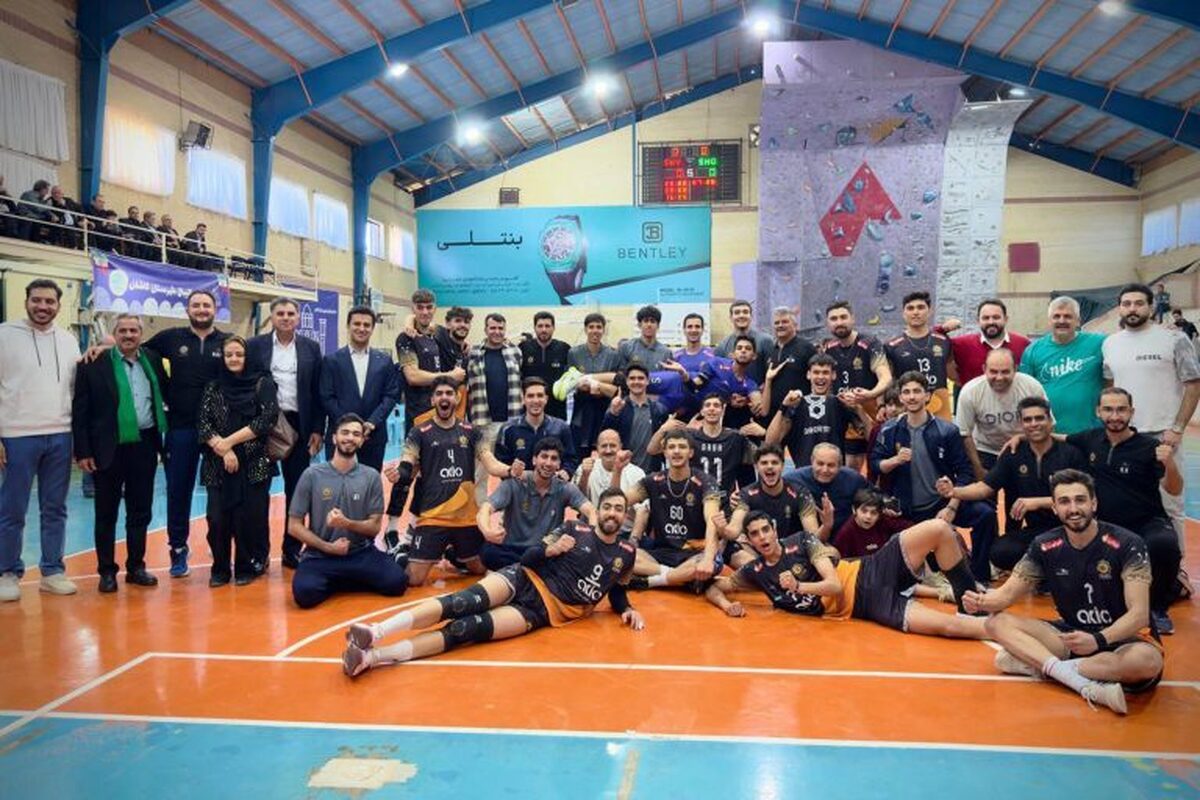 شهداب قهرمان لیگ برتر والیبال جوانان شد