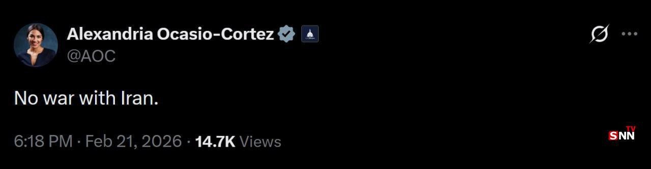 مخالفت نماینده کنگره آمریکا با جنگ علیه ایران + عکس