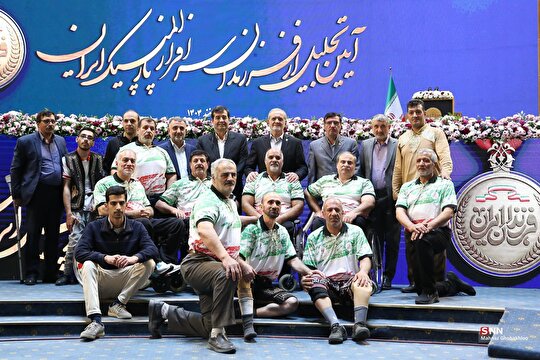 آیین تجلیل از مدال‌آوران پارالمپیک با حضور رئیس جمهور
