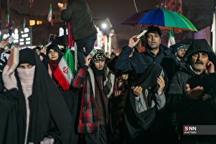 احیای شب بیست و یکم ماه رمضان در هوای بارانی کرج