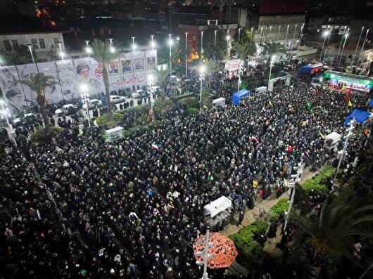 قرار دهم رشتوندان در شب‌های قدر/ موج بیعت مردم از میدان شهرداری رشت تا میدان ولایت+فیلم