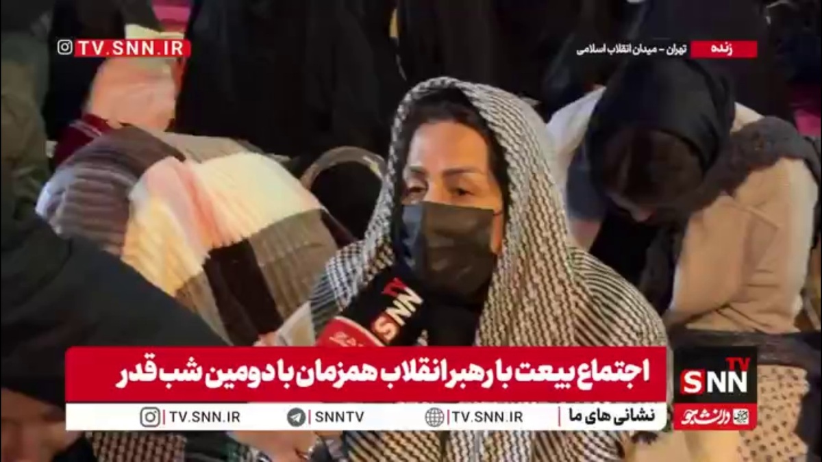 آمده&zwnj;ایم تا یک مشت محکم به دهان آمریکا بزنیم/ تا خون داریم از رهبرمان حمایت می&zwnj;کنیم