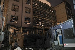 حمله موشکی اسرائیلی-آمریکایی به ساختمان اداری بانک سپه در تهران