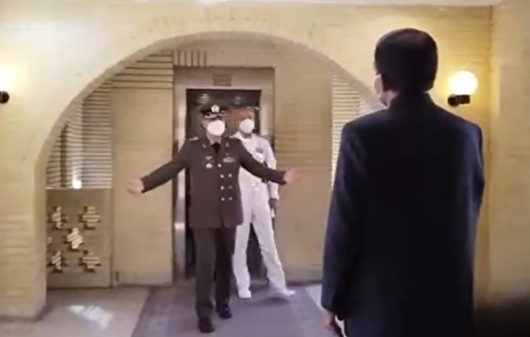 ویدئویی که ضرغامی در آستانه مراسم تشییع شهدا از سپهبد موسوی منتشر کرد