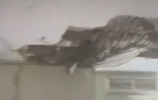 تصویری از حجم کوچکی از تخریب موشک‌ها در حیفا