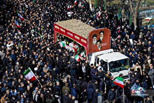 تشییع پیکر مطهر ۱۱ شهید اقتدار آذربایجان شرقی