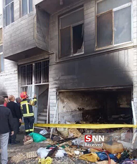 آتش سوزی یک باب منزل مسکونی بدلیل نشت گاز در بیرجند