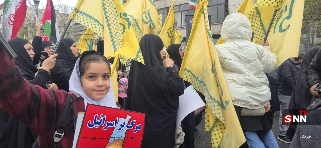 حضور خانوادگی در راهپیمایی روز قدس + عکس