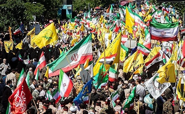 راهپیمایی روز قدس همزمان با سراسر کشور در تهران آغاز شد+فیلم