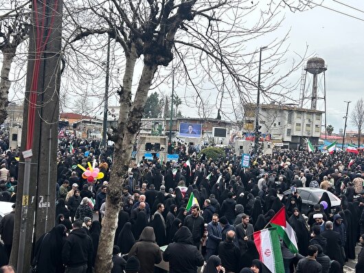 طنین فریاد آزادی در دیار میرزا کوچک‌خان/خروش غیرت رشتی‌ها علیه جنایات رژیم صهیونیستی+فیلم