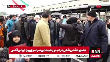 حجت الاسلام اژه‌ای همراه مردم حین حمله دشمن