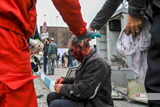آسیب دیدگان و شهدای حمله موشکی به اتوبان شهید باقری تهران