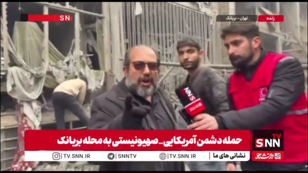 یکی از مردم محله بریانک تهران در گفتگو با SNNTV: دشمنی که گفته بود با مردم کاری ندارد این بلا را سر خانه&zwnj;های مسکونی آورده/ کودک کشی کار آمریکا و اسرائیل است