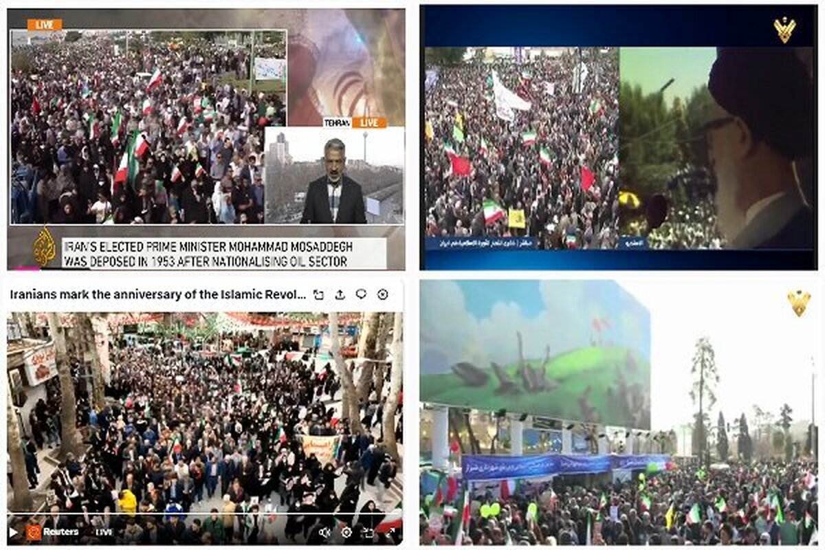 شگفتی تلویزیون قطری از حضور گسترده مردم در راهپیمایی روز قدس؛ این حضورِ باشکوه، لبیک مردم ایران به رهبر جدید انقلاب آیت‌الله سیّد مجتبی خامنه‌ای است