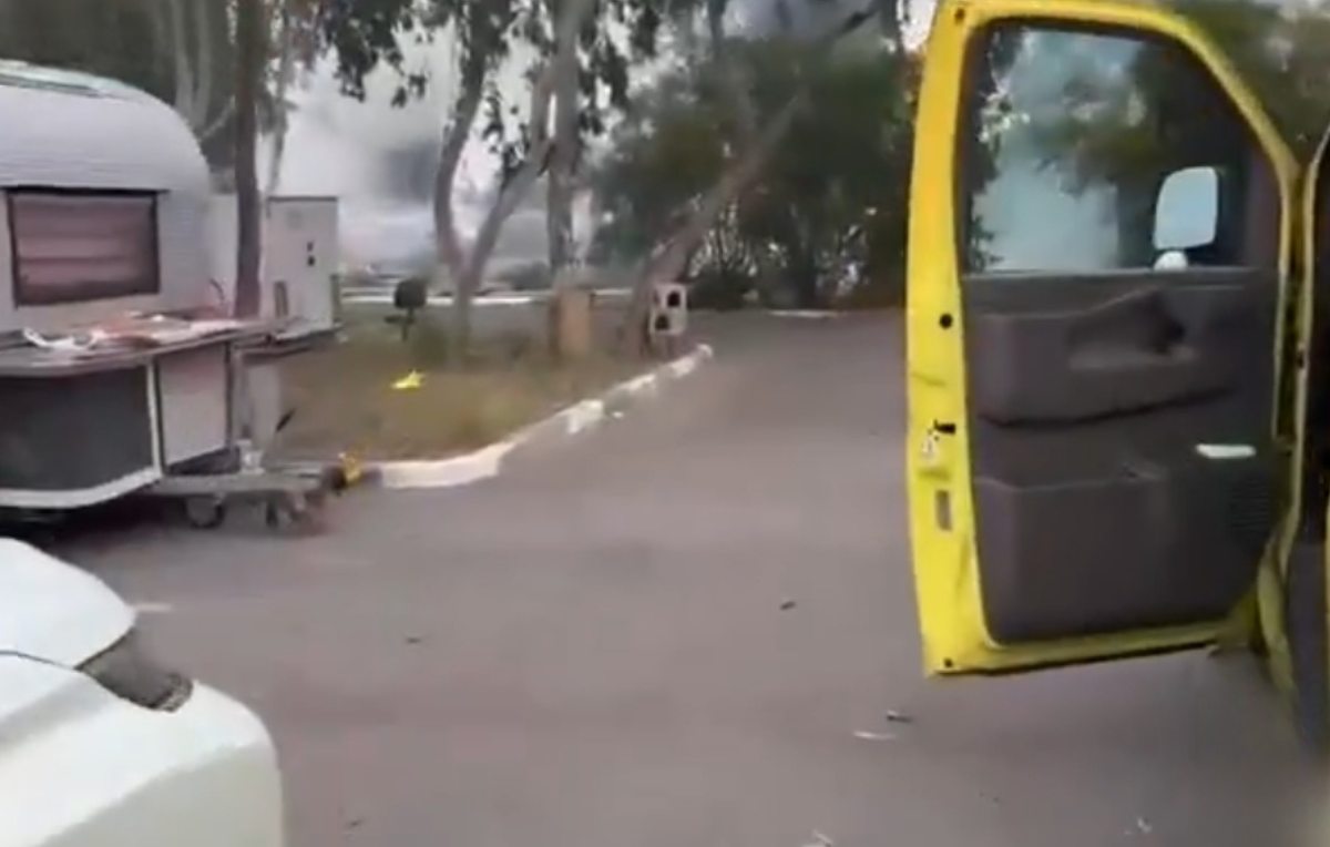 تصاویری از حولون پس از اصابت موشک&zwnj;های ایرانی