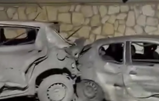 محل اصابت موشک حزب‌الله در شمال سرزمین‌های اشغالی