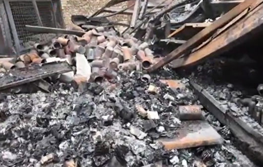 حملهٔ بزدلانهٔ دشمن به انبار دارو‌های بیماران خاص و شیر خشک