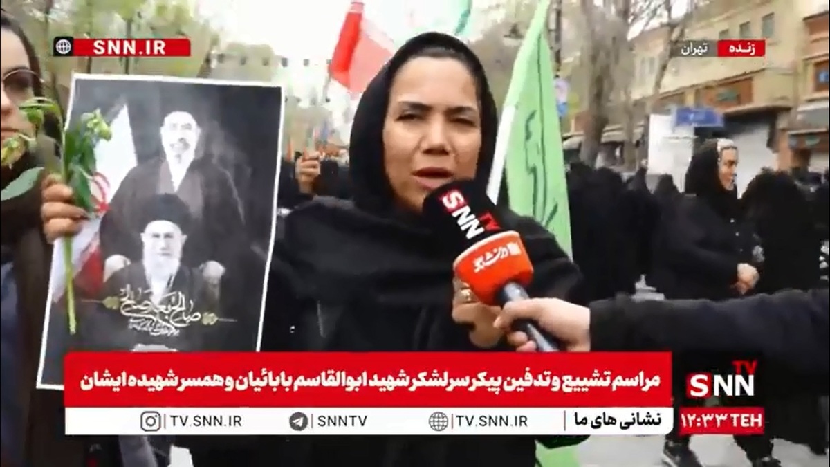 ما خانوادگی آمده&zwnj;ایم تا بگوییم پشت این نظام و رهبرمان هستیم