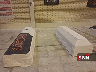 ورود پیکر شهدای ناوگروه دنا به معراج شهدا