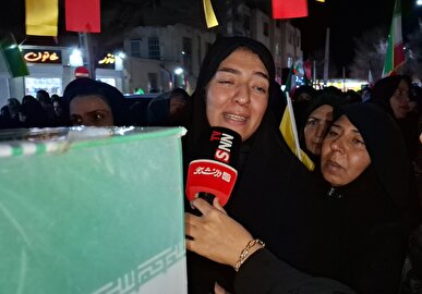 همسر شهید نادری؛ فردا پسرم ۶ ماهه می‌شود اما پدرش به خاک می‌رود + فیلم