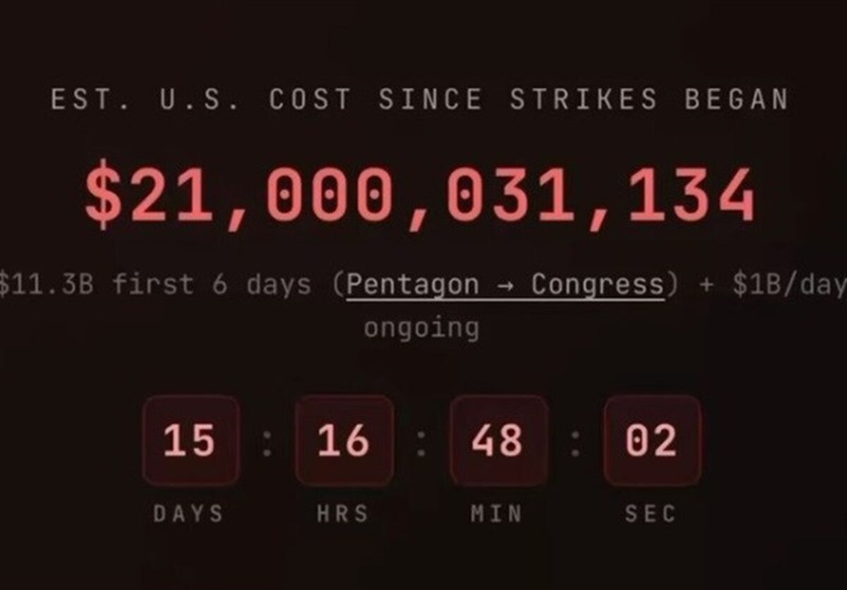 هزینه‌های آمریکا در جنگ ایران از ۲۱ میلیارد دلار گذشت