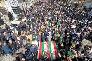 تشییع پیکر ۳ شهید حملات آمریکایی - اسرائیلی در تبریز