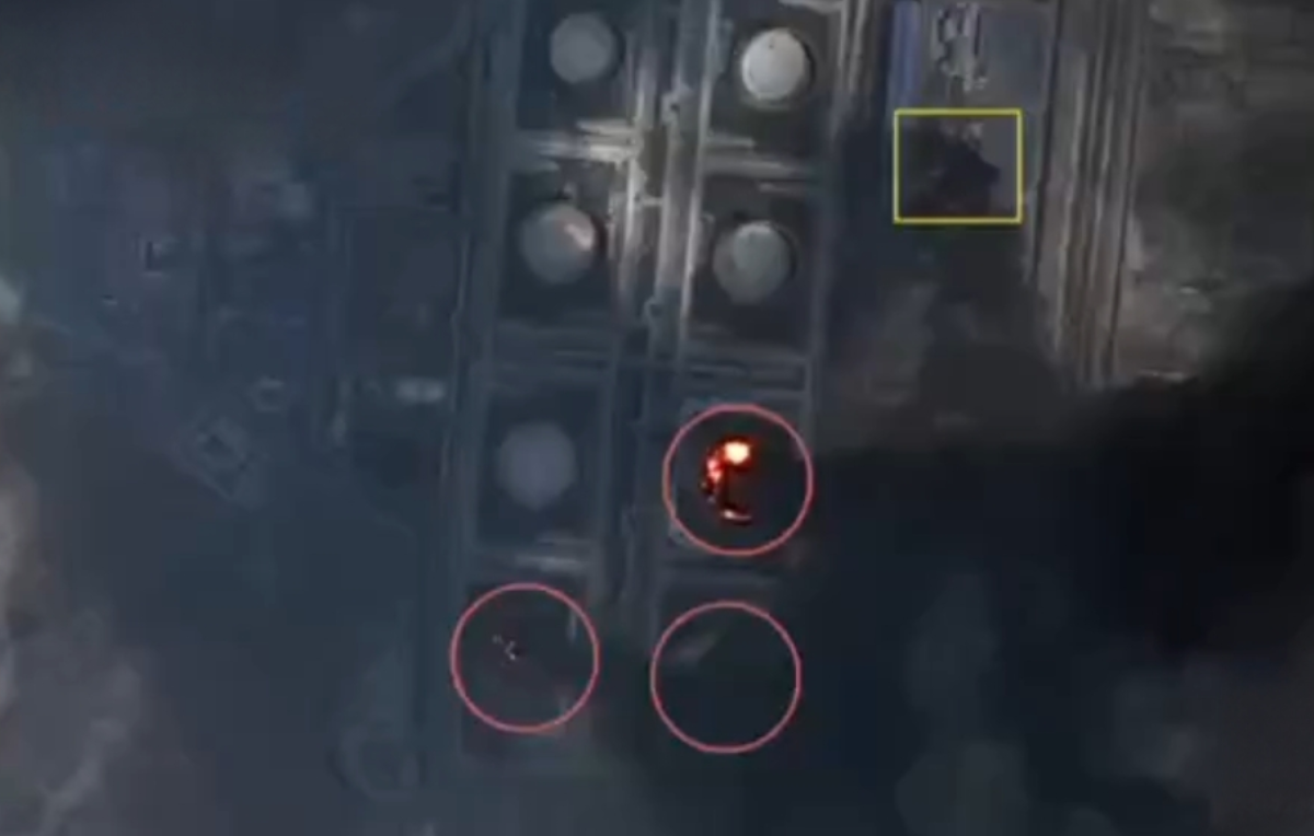 تصاویر ماهواره&zwnj;ای منسوب به آثار حمله نیرو&zwnj;های مسلح ایران به تأسیسات نفتی در بندر فجیره امارات