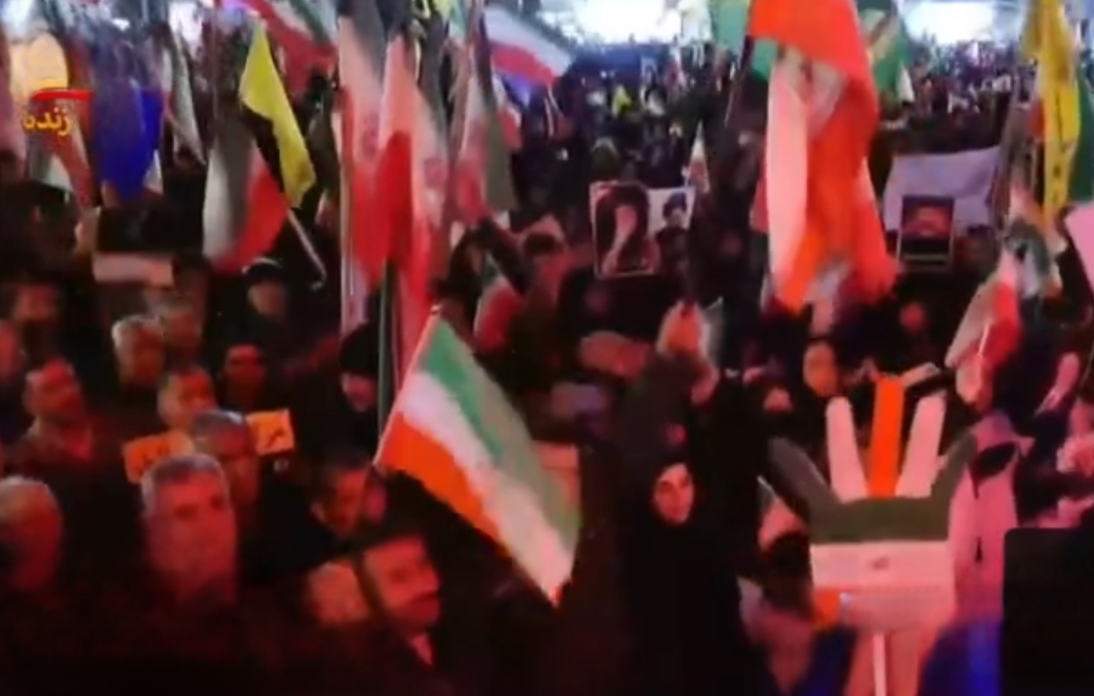 اجتماع عظیم مردم قروه استان کردستان برای شانزدهمین شب متوالی