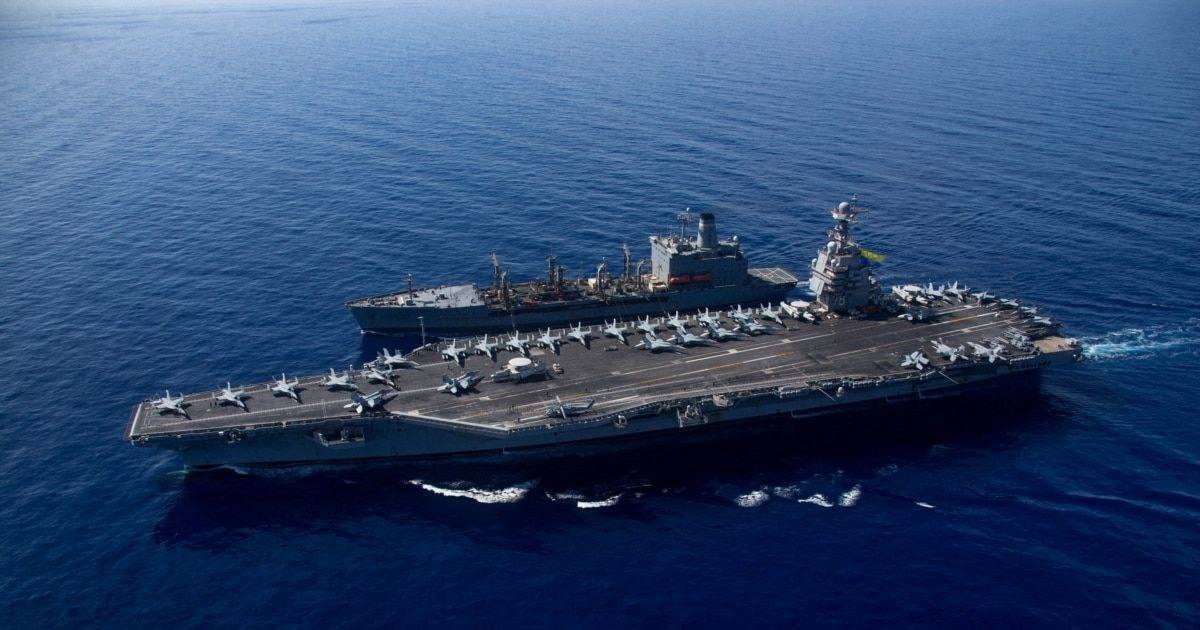 نیویورک تایمز: آتش&zwnj;سوزی در بزرگ&zwnj;ترین ناو هواپیمابر آمریکا به مدت ۳۰ ساعت ادامه داشت