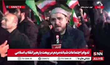 روایتی از خروش مردم در فلکه دوم صادقیه تهران همزمان با بارش باران/ ندای «حیدر حیدر» مردم دشمنان را بدجوری این روزها ترسانده است