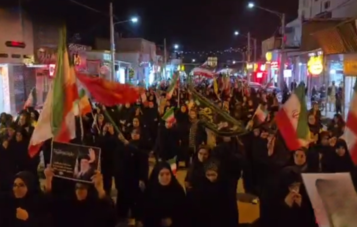 حضور باشکوه مردم داراب در خیابان&zwnj;ها همزمان با هفدهمین شب اجتماعات شبانه