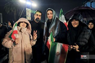 تجمع شبانه ضد آمریکایی - صهیونسیتی مردم گرگان