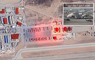 تصاویری از عملیات مقاومت اسلامی عراق بر علیه پایگاه‌های آمریکایی در عراق و منطقه