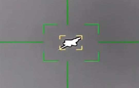 لحظه شکار جنگنده F۳۵ بر فراز آسمان ایران