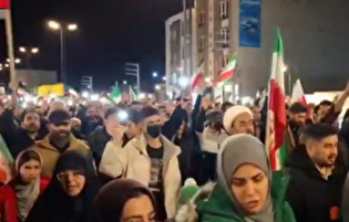 نوزدهمین شب خروش مردم شهرکرد در مقابله با دشمن آمریکایی-صهیونی