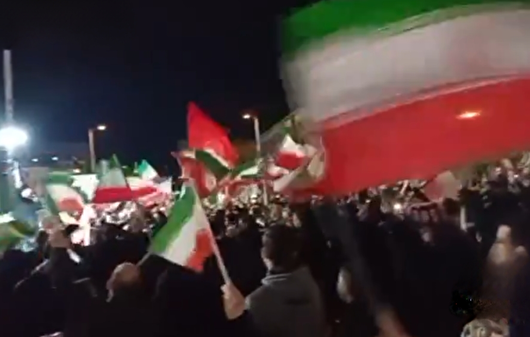 میدان شهدا برای نوزدهمین شب متوالی مملو از وطن دوستان