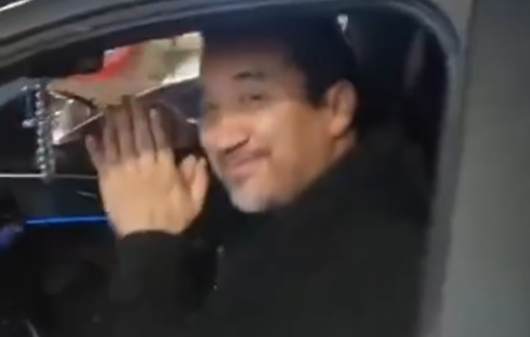 حضور خداداد عزیزی در جمع مردمی در بلوار سجاد مشهد