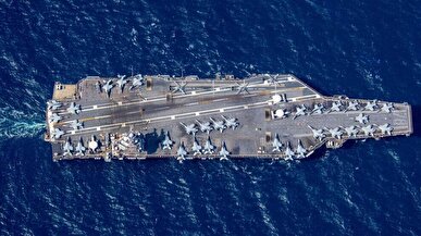 اطلاعیه مهم سپاه درمورد ناو هواپیمابر جرالد آر فورد ارتش تروریستی امریکا