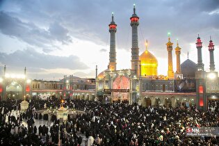 تحویل سال نو در حرم حضرت معصومه (س)