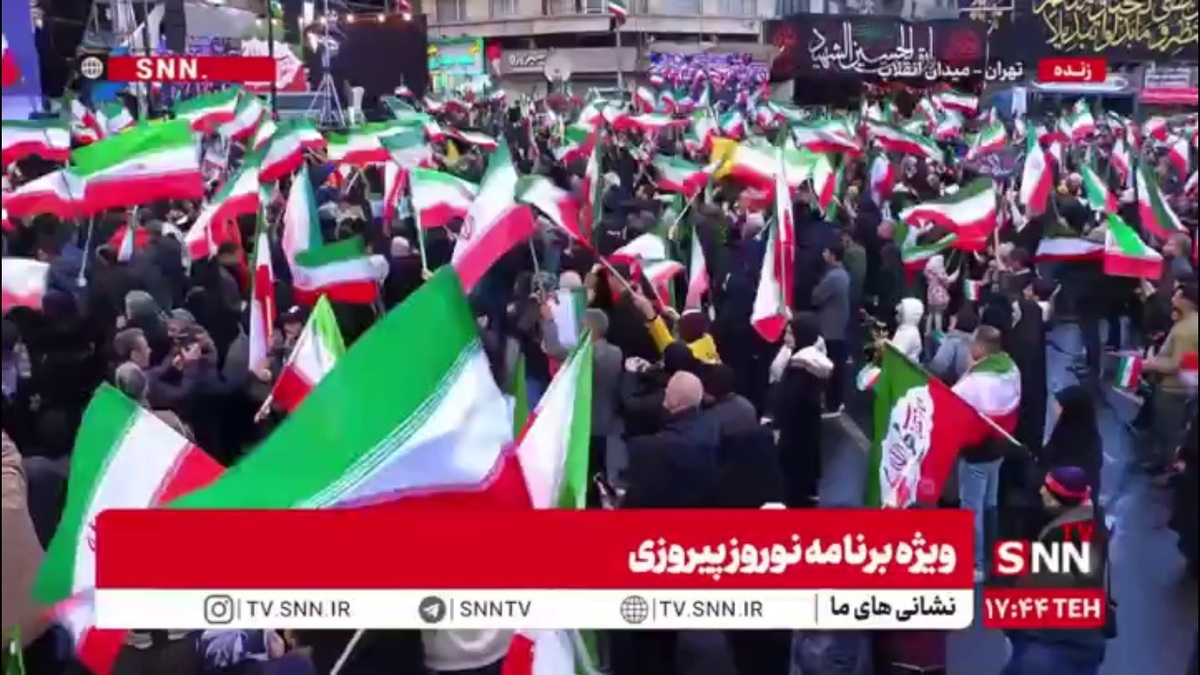 فریاد &laquo;مرگ بر آمریکا و مرگ بر اسرائیل&raquo; در میدان انقلاب طنین&zwnj;انداز شد