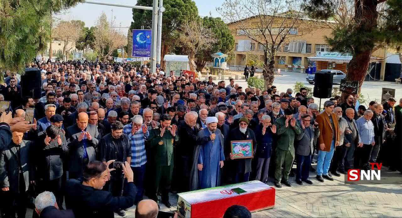 مراسم تشییع مادر جاویدالاثر احمد متوسلیان در بهشت زهرا (س) تهران برگزار شد + فیلم