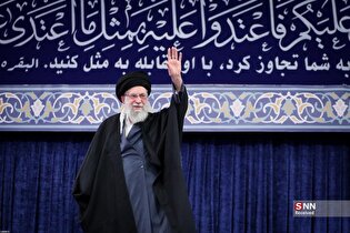 دیدار هزاران نفر از مردم آذربایجان شرقی با رهبر انقلاب اسلامی