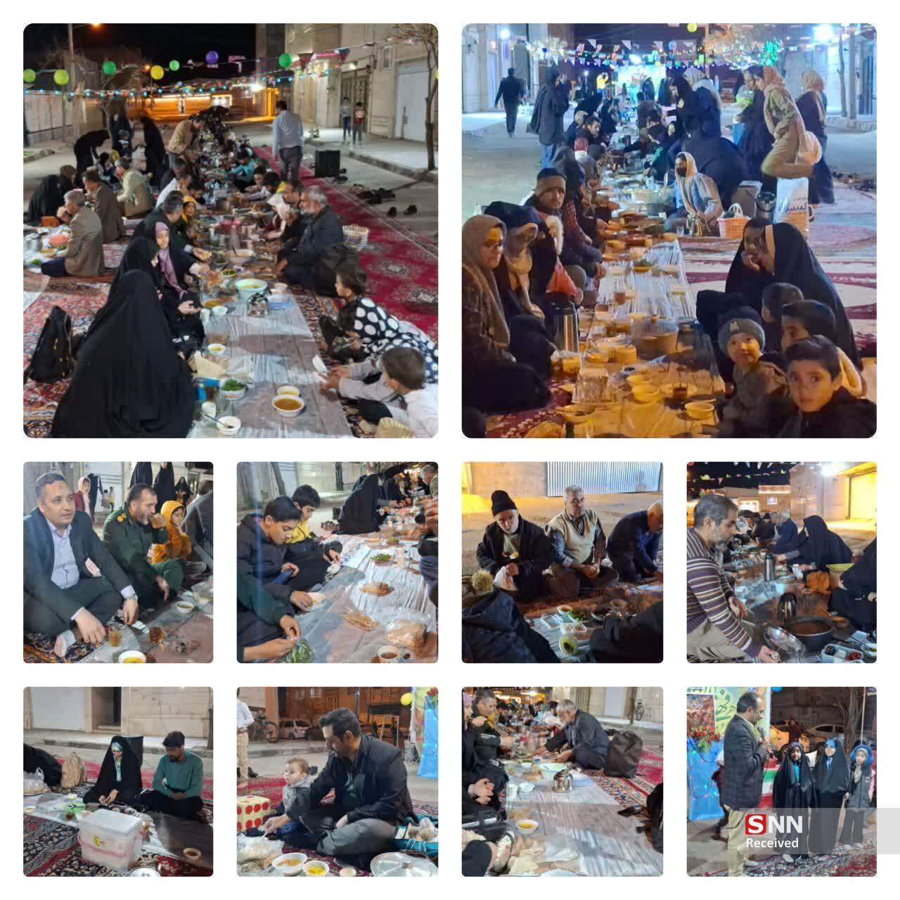 کوچه افطار در قاین/ ابتکاری برای همدلی و همسایگی با سفره&zwnj;های ساده