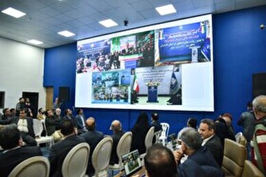 بهره‌برداری از پروژه‌های آب و برق استان مازندران توسط رئیس جمهور + فیلم