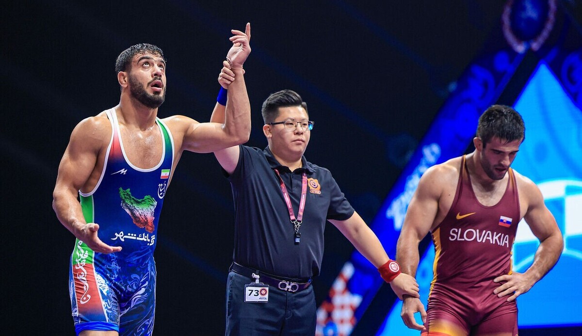 فیلم کامل کشتی امیرحسین فیروزپور و صعود به فینال و یک گام تا مدال طلا