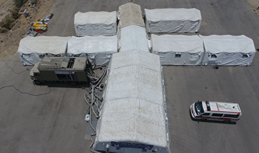 بیمارستان صحرایی برکت در رومشکان با حضور ۵۰ پزشک متخصص مستقر شد/ ارائه خدمات رایگان پزشکی تا ۱۶ اسفند