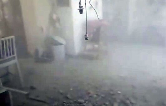 تصاویر اولیه از محل اصابت موشک‌ها به حیفا