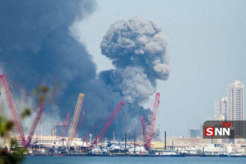 پایگاه‌های آمریکایی هدف موشک‌ها و پهپادهای ایران قرار گرفت + عکس و فیلم