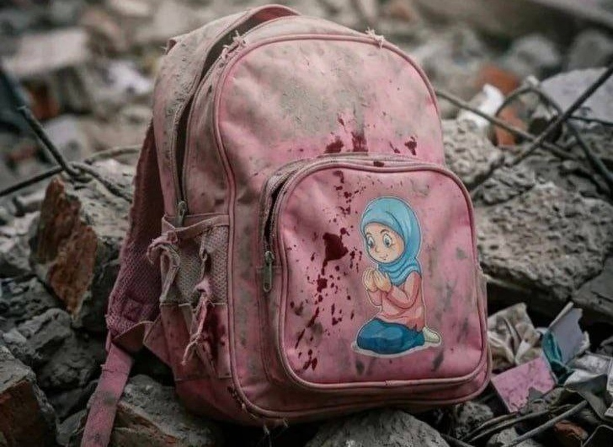 جنایتکاران صهیونیست قاتل کودکانی که دیگر نیستند تا کتابشان را ورق بزنند + فیلم