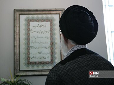 عکس/ تصاویری از حضور رهبر انقلاب در سعدیه شیراز